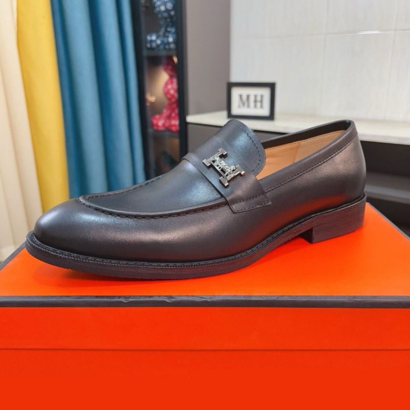 H**mes leather shoes